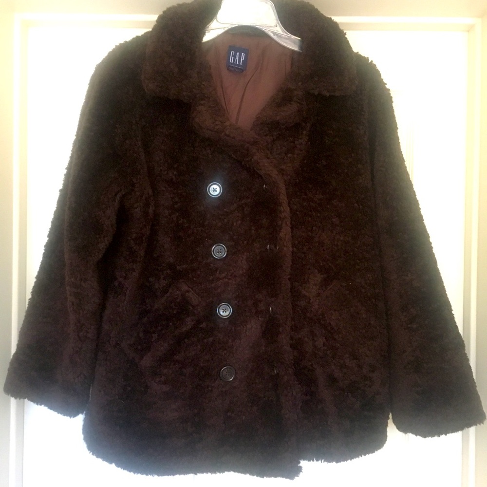 Y2K Gap Vintage Faux fur coat